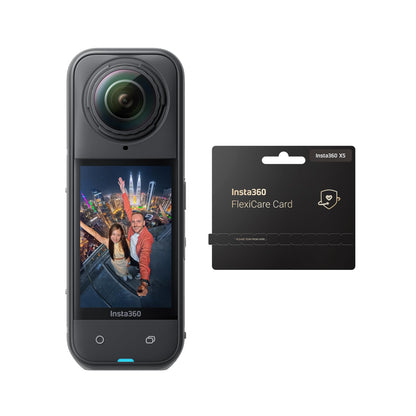 Insta360 X5 - Waterproof 8K 360° Action Camera, Leading Low Light, Invisible Selfie Stick Effect, Rugged and Replaceable Lens, 3-Hour Battery, Built-in Wind Guard, Stabilization, Triple AI Chip Design
