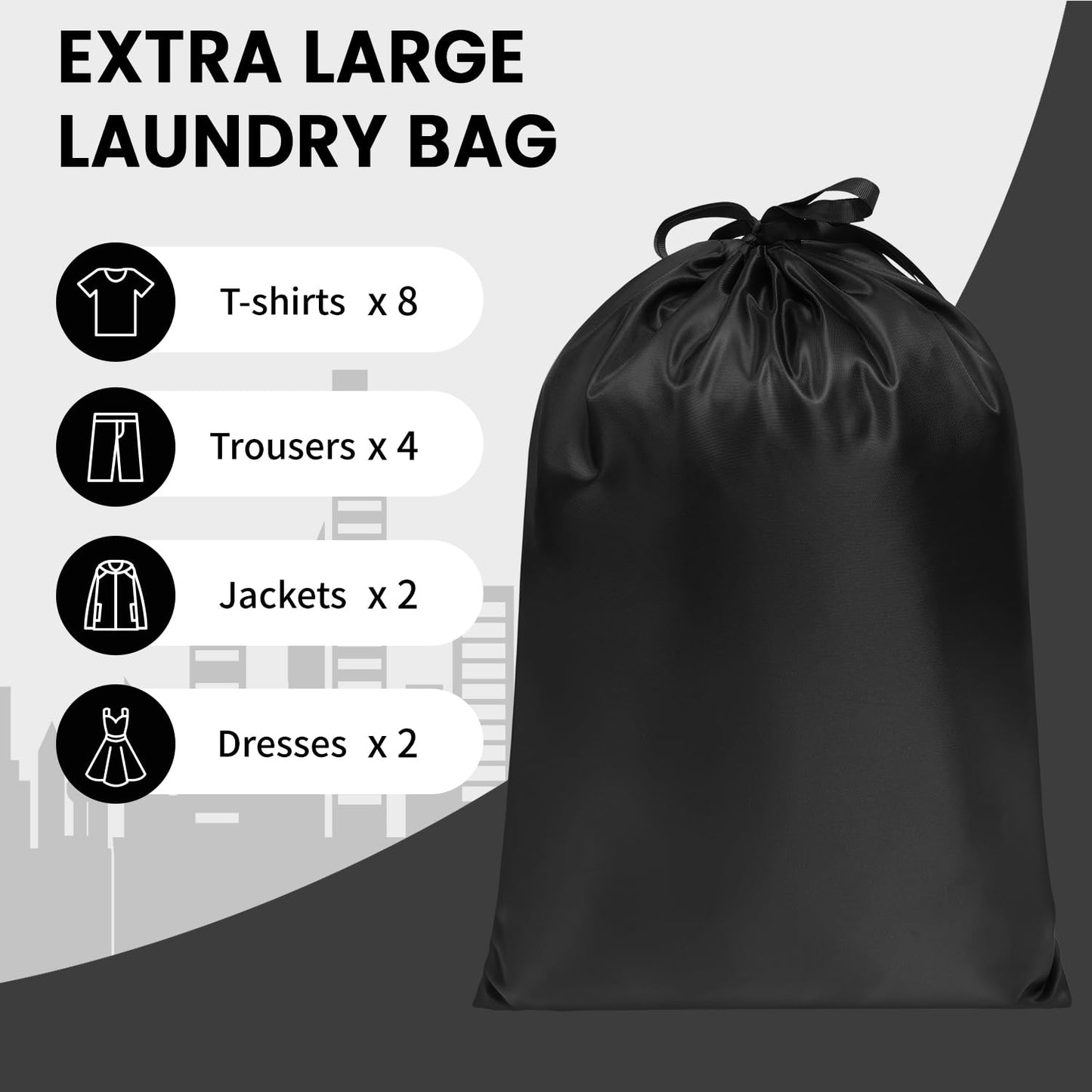 BAGAIL 8 Set Packing Cubes Luggage Packing Organizers for Travel Accessories-Jet Black