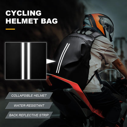 Motorcycle Backpack, Motorcycle Backpacks for Men and women, Waterproof Motorcycle Backpack, Helmet Bag Bookbag for riding, Outing