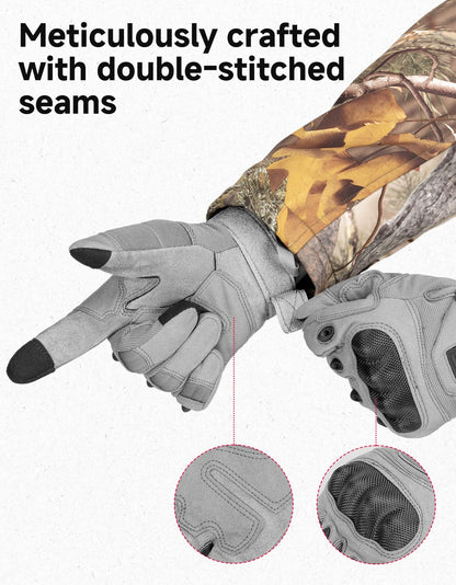 KEMIMOTO Tactical Gloves for Men, Touchscreen Motorcycle Gloves with Hard Shell & Palm Padding for Sports Motorcycle Cycling Tactical Airsoft Paintball Hunting Hiking Camping Climbing