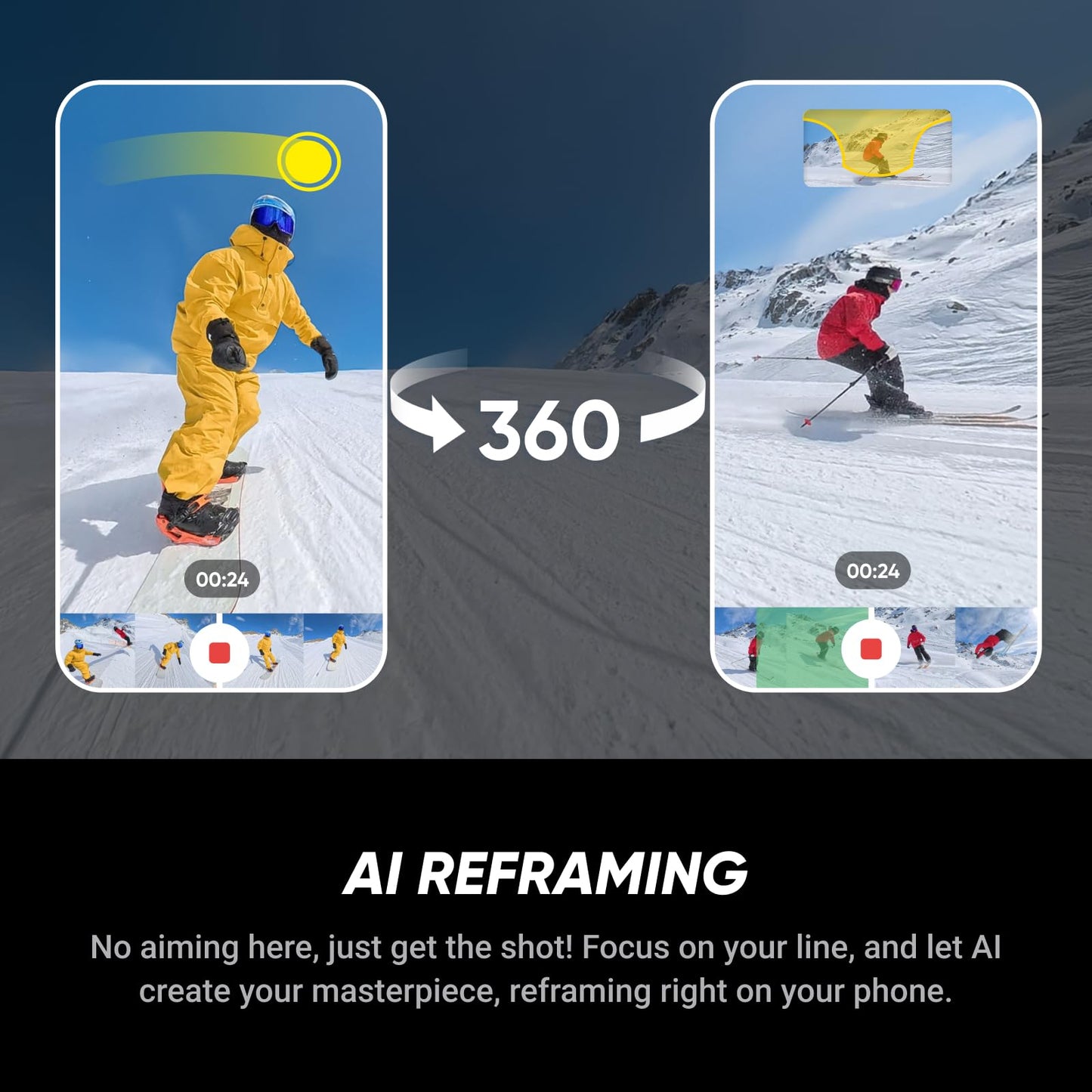 Insta360 X5 - Waterproof 8K 360° Action Camera, Leading Low Light, Invisible Selfie Stick Effect, Rugged and Replaceable Lens, 3-Hour Battery, Built-in Wind Guard, Stabilization, Triple AI Chip Design