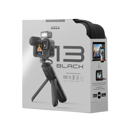 GoPro HERO13 Black - Waterproof Action Camera with 5.3K60 Video, 27MP Photo + Compatability with HB-Series Lenses