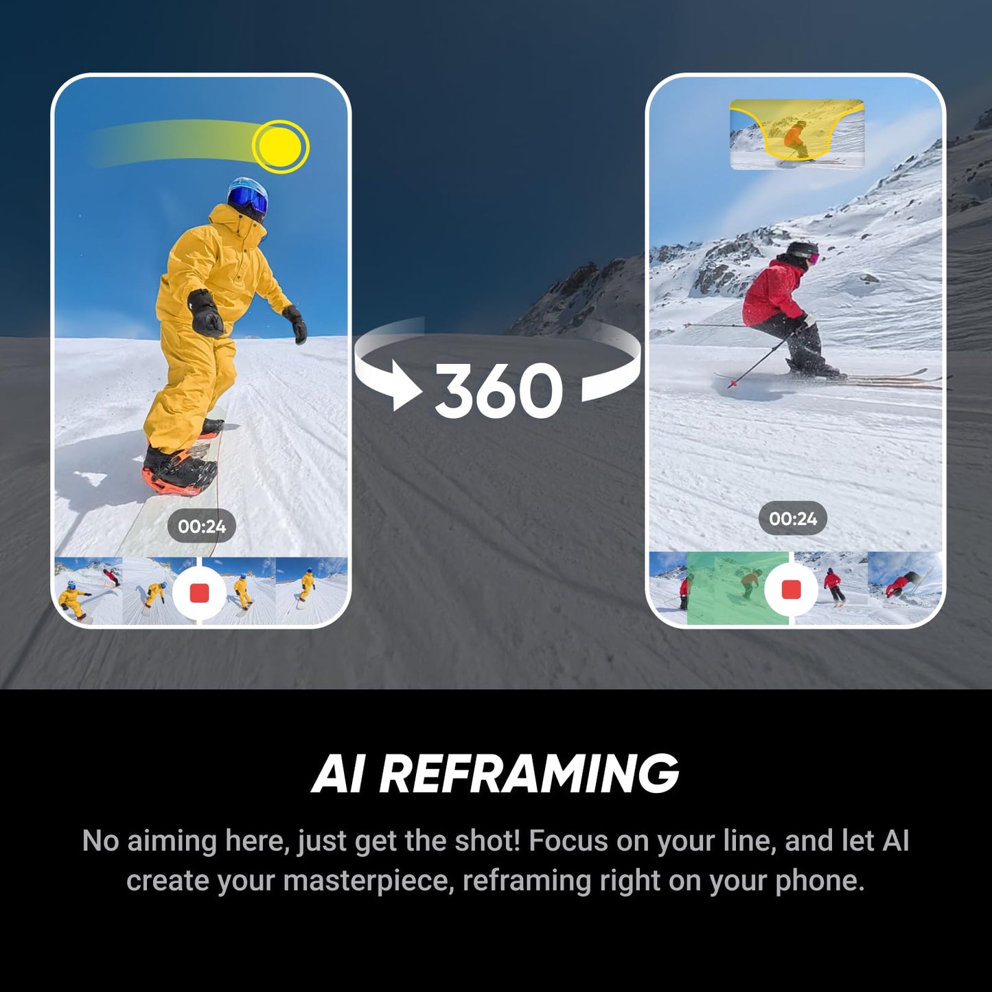 Insta360 X5 - Waterproof 8K 360° Action Camera, Leading Low Light, Invisible Selfie Stick Effect, Rugged and Replaceable Lens, 3-Hour Battery, Built-in Wind Guard, Stabilization, Triple AI Chip Design