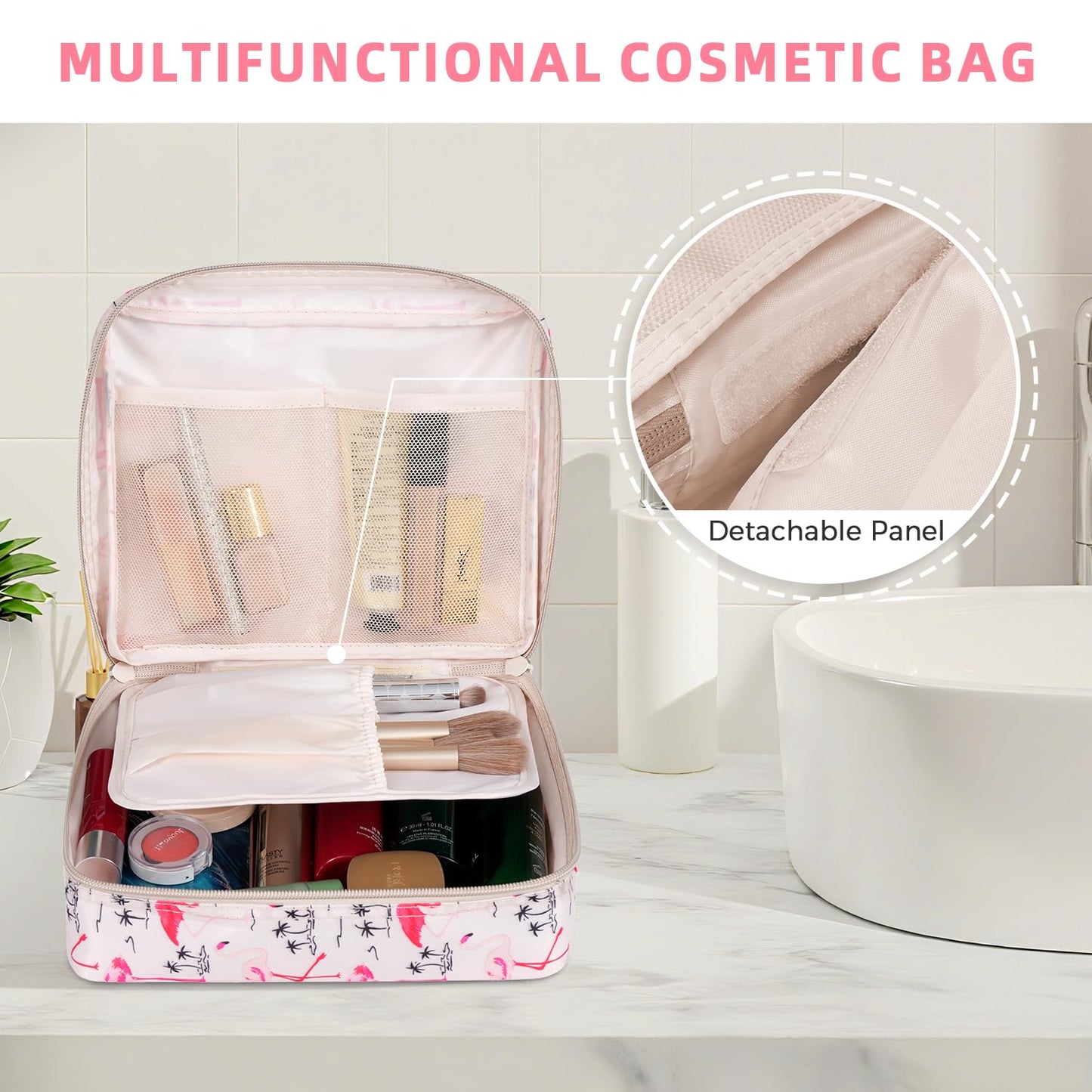 BAGAIL 8 Set Packing Cubes Luggage Packing Organizers for Travel Accessories-Jet Black