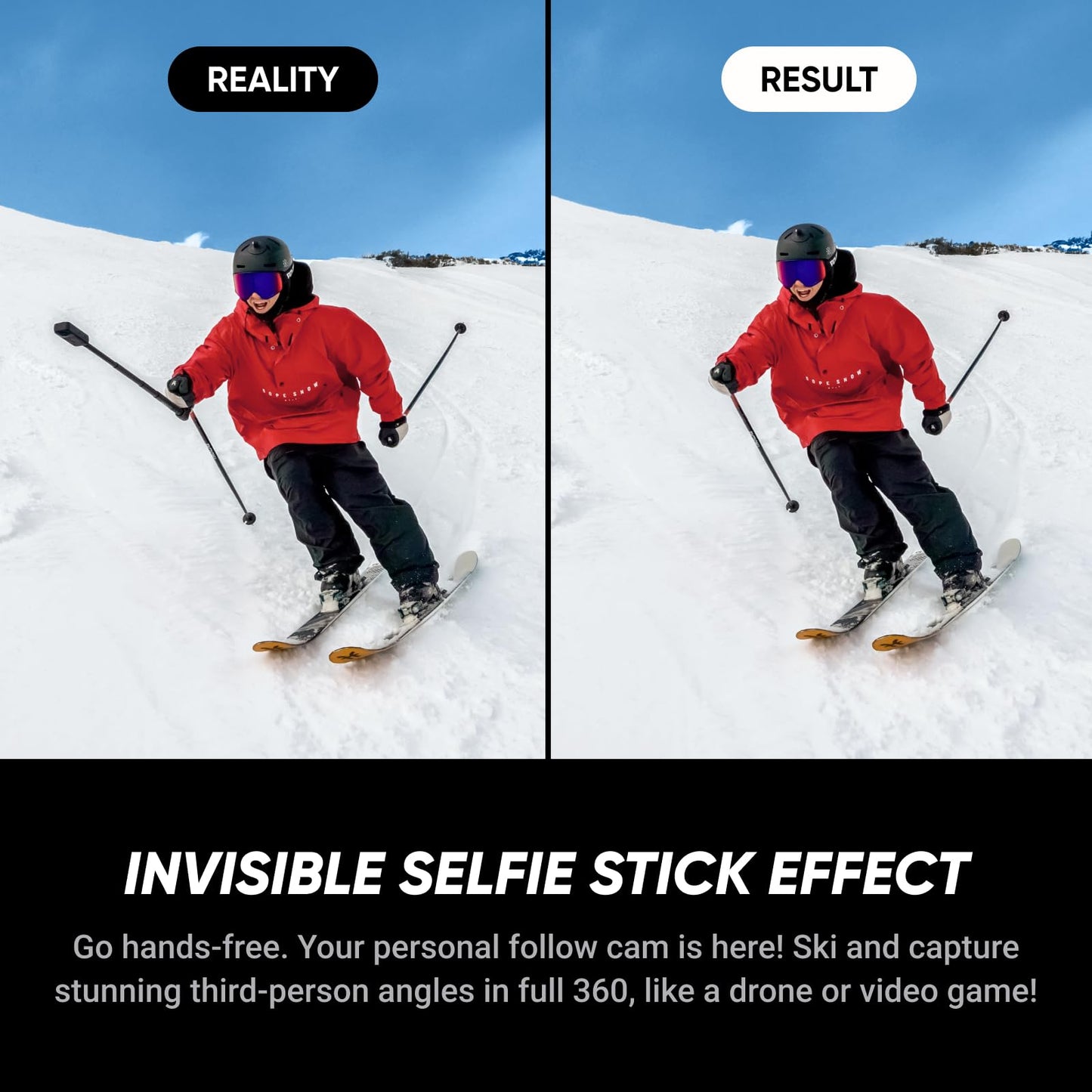 Insta360 X5 - Waterproof 8K 360° Action Camera, Leading Low Light, Invisible Selfie Stick Effect, Rugged and Replaceable Lens, 3-Hour Battery, Built-in Wind Guard, Stabilization, Triple AI Chip Design
