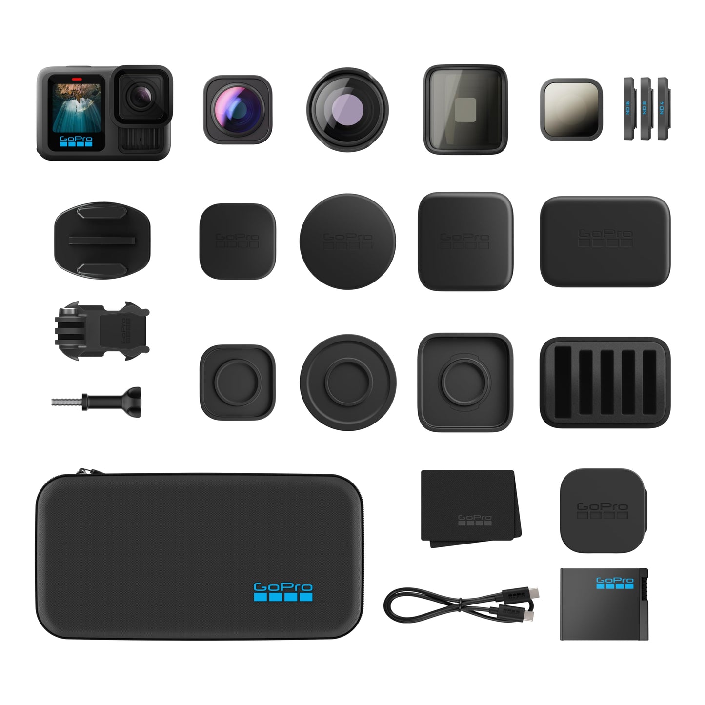 GoPro HERO13 Black - Waterproof Action Camera with 5.3K60 Video, 27MP Photo + Compatability with HB-Series Lenses