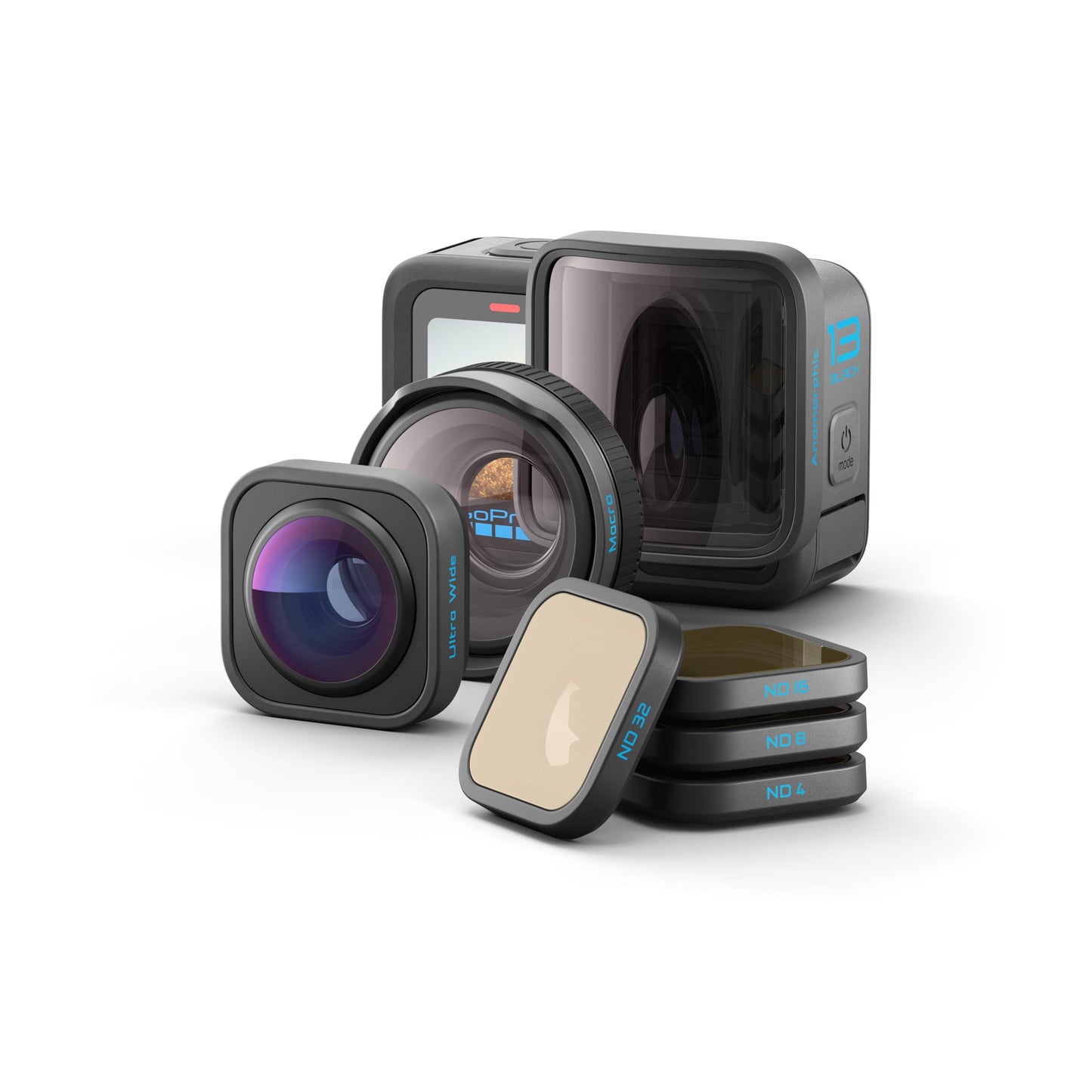 GoPro HERO13 Black - Waterproof Action Camera with 5.3K60 Video, 27MP Photo + Compatability with HB-Series Lenses