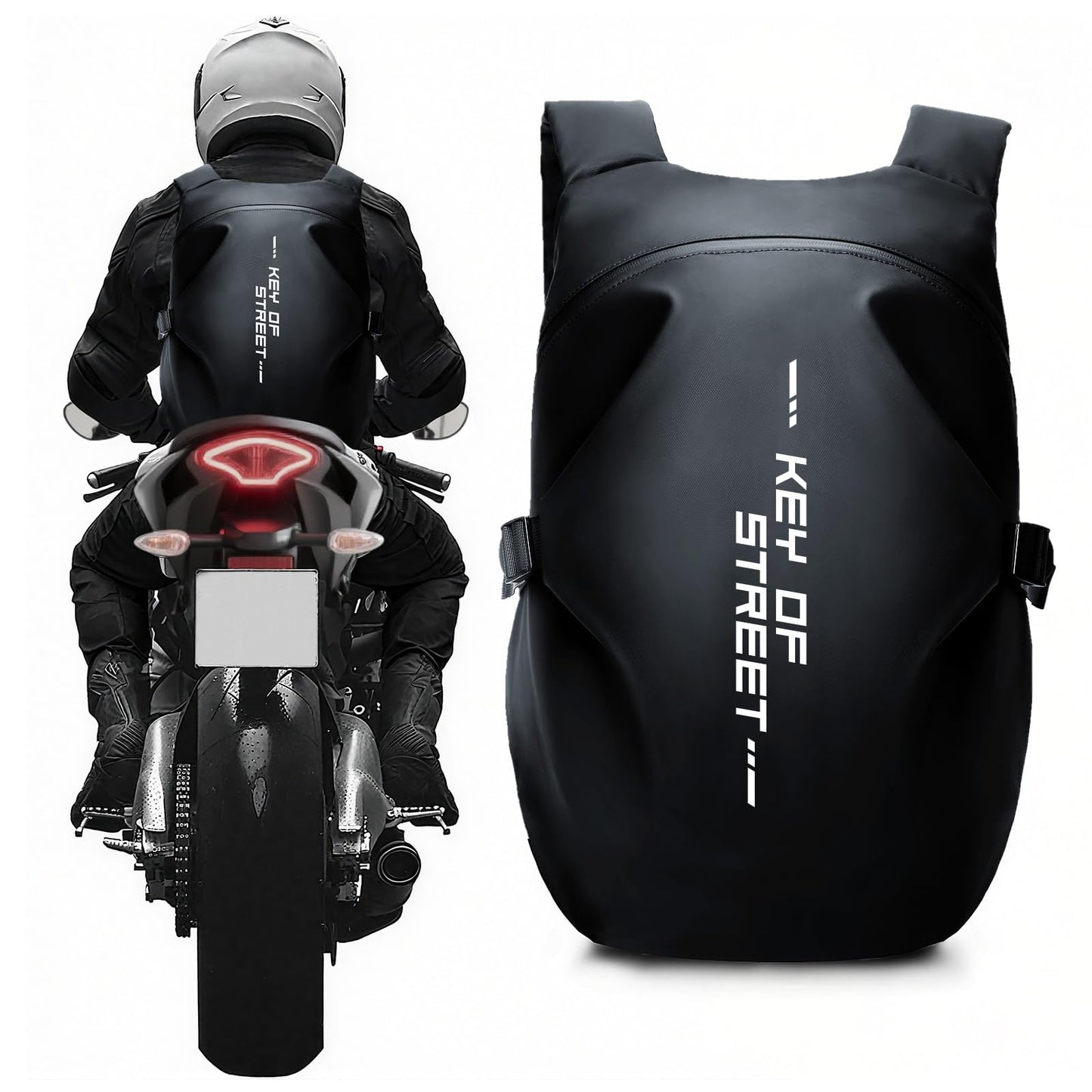 Motorcycle Backpack, Motorcycle Backpacks for Men and women, Waterproof Motorcycle Backpack, Helmet Bag Bookbag for riding, Outing