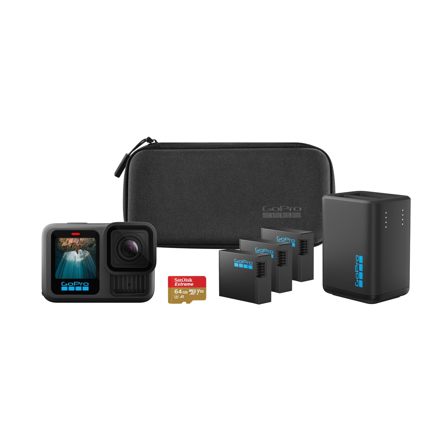 GoPro HERO13 Black - Waterproof Action Camera with 5.3K60 Video, 27MP Photo + Compatability with HB-Series Lenses