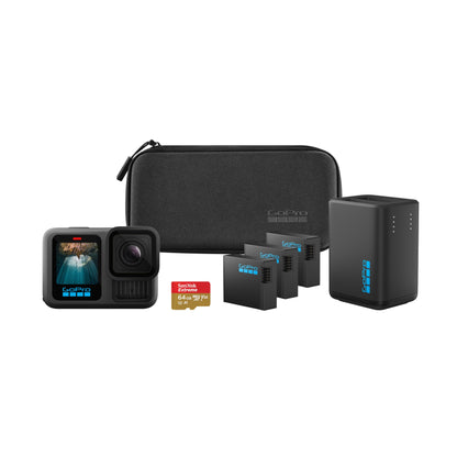 GoPro HERO13 Black - Waterproof Action Camera with 5.3K60 Video, 27MP Photo + Compatability with HB-Series Lenses