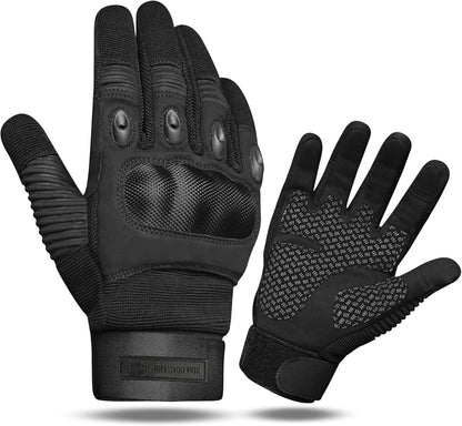 WESTWOOD FOX WFX Motorcycle Gloves for Men and Women Hard Knuckle Full Finger Touchscreen Motorbike Gloves for Bike Riding