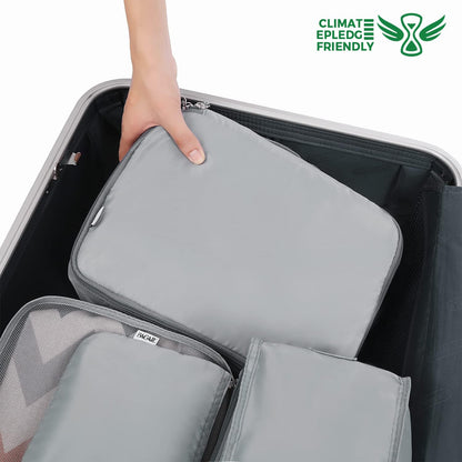 BAGAIL 8 Set Packing Cubes Luggage Packing Organizers for Travel Accessories-Jet Black