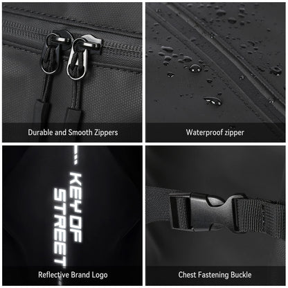 Motorcycle Backpack, Motorcycle Backpacks for Men and women, Waterproof Motorcycle Backpack, Helmet Bag Bookbag for riding, Outing