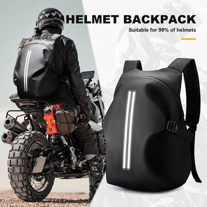 Motorcycle Backpack, Motorcycle Backpacks for Men and women, Waterproof Motorcycle Backpack, Helmet Bag Bookbag for riding, Outing