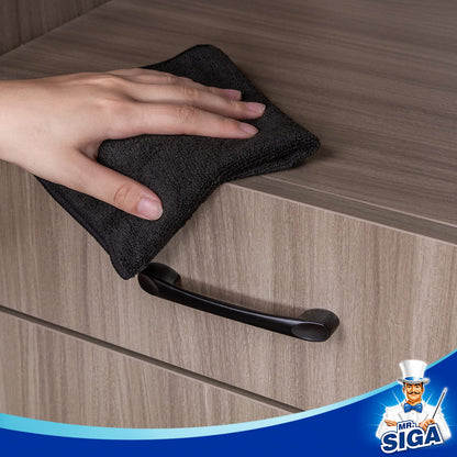 MR.SIGA Microfiber Cleaning Cloth,Pack of 12,Size:12.6" x 12.6"