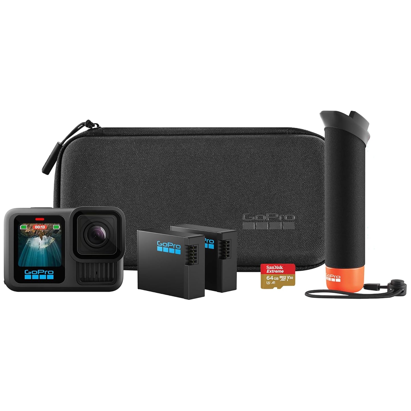 GoPro HERO13 Black - Waterproof Action Camera with 5.3K60 Video, 27MP Photo + Compatability with HB-Series Lenses