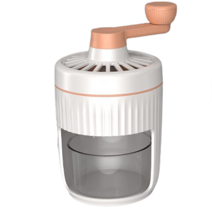 Manual Ice Crusher Hand Crank Ice Shaver, Portable Ice Grinder for Slushies Snow Cones Cocktails, Durable Kitchen Tool for Home Bar Drinks