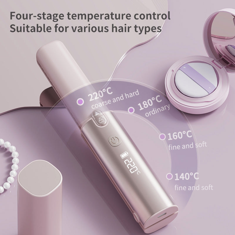 New Charging Hair Straightener, Portable Hair Care, Non-harming Hair Styling Comb, Home Hair Straightener