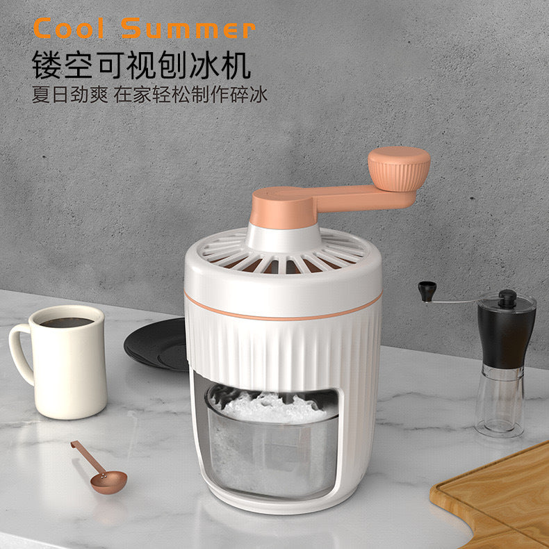 Manual Ice Crusher Household Small Soft Ice Machine Ice Crusher Ice Crusher Hand-cranked Sand Ice Machine Hail Ice Machine Stall