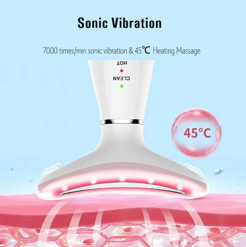 EMS Face Neck Wrinkle Remover Anti Wrinkle Facial Massager - Vendys Store