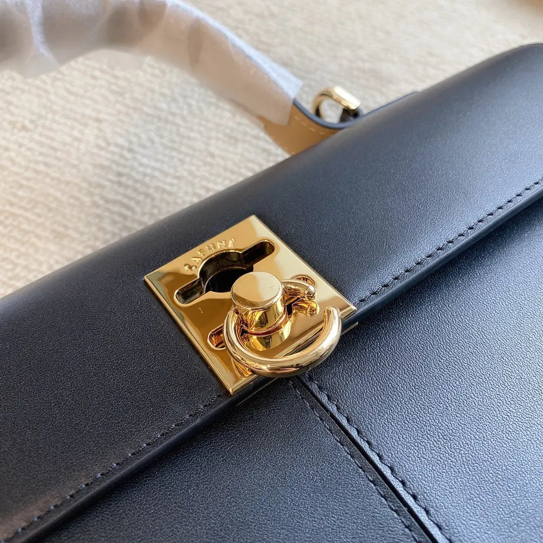 Niche CAFUNE Ladies Leather CAFUNE Stance Wallet Shoulder Messenger Handbag Trapezoidal Bag