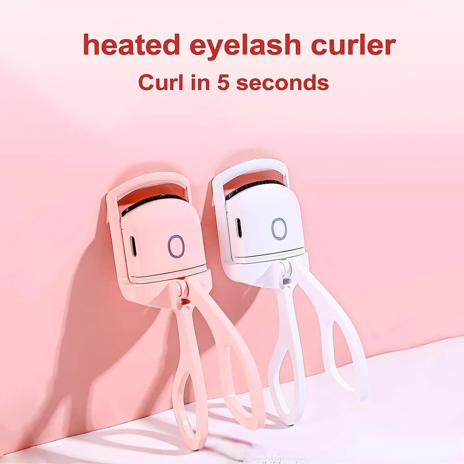 Fashion Electric Eyelash Curler Charging Model Fast Heating Portable Shaping and Lasting Curling Eyelash Clip - Vendys Store